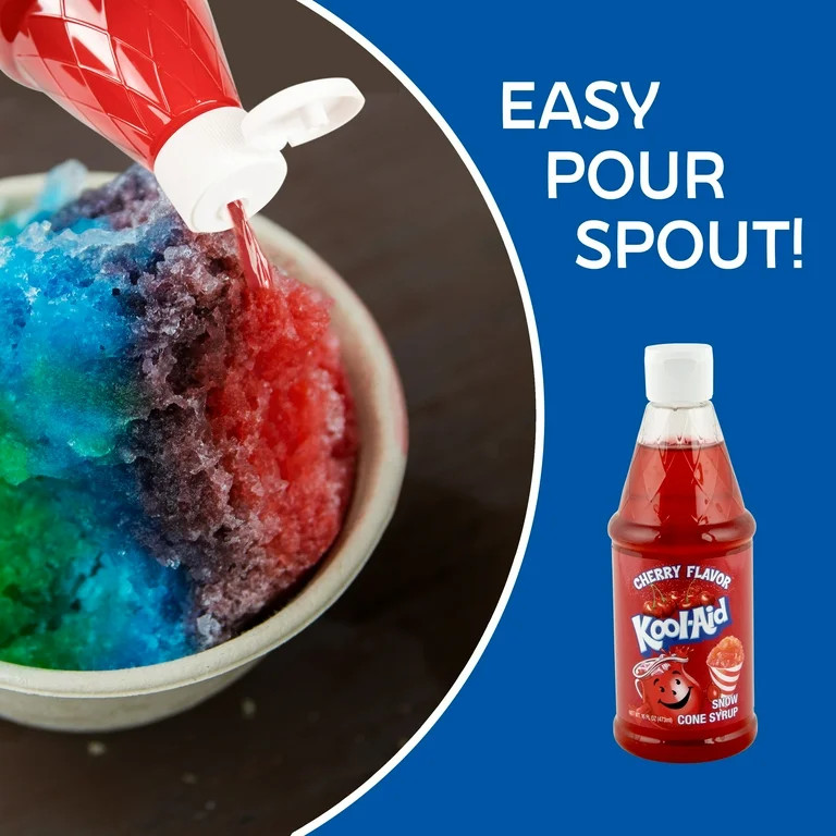 Kool-Aid 16-Oz. Snow Cone Syrup, Cherry | Walmart (US)