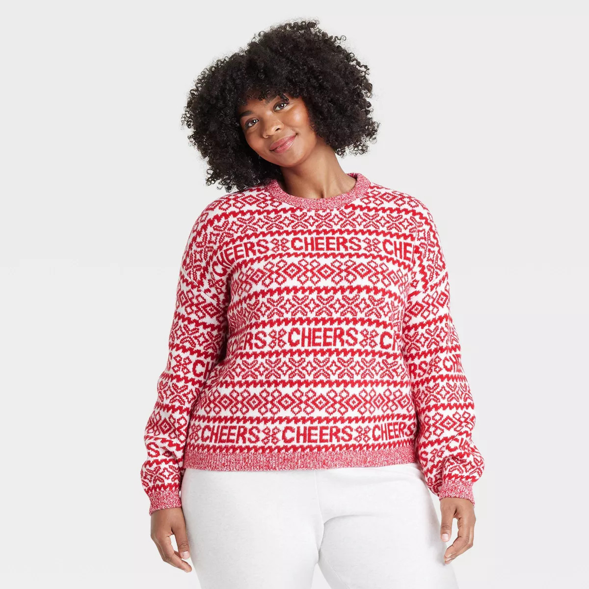 Women's Holiday Crewneck Pullover Sweater - A New Day™ | Target