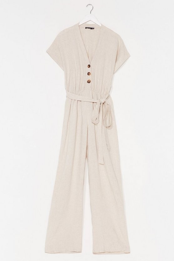 One Piece is All It Takes Linen Jumpsuit | NastyGal (US & CA)