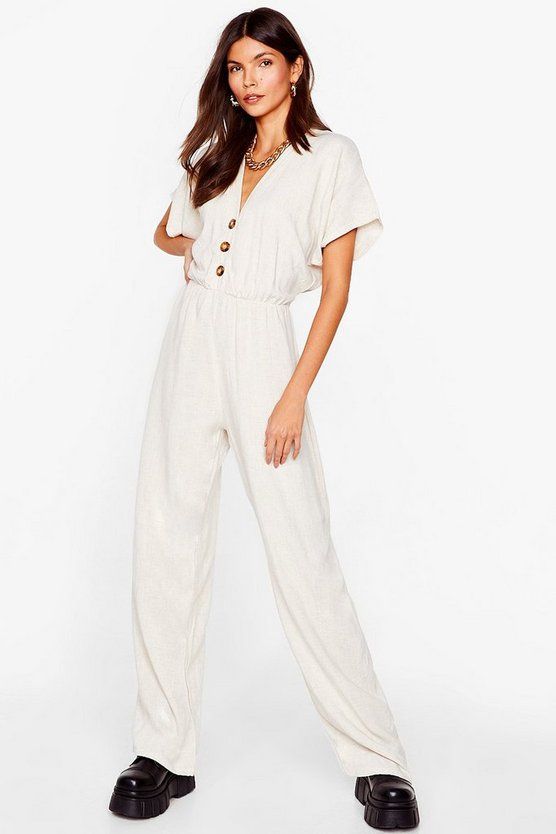 One Piece is All It Takes Linen Jumpsuit | NastyGal (US & CA)