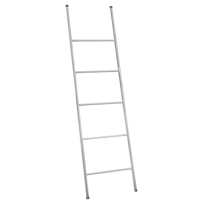 mDesign Metal Free Standing Bath Towel Ladder Storage Organization | Target