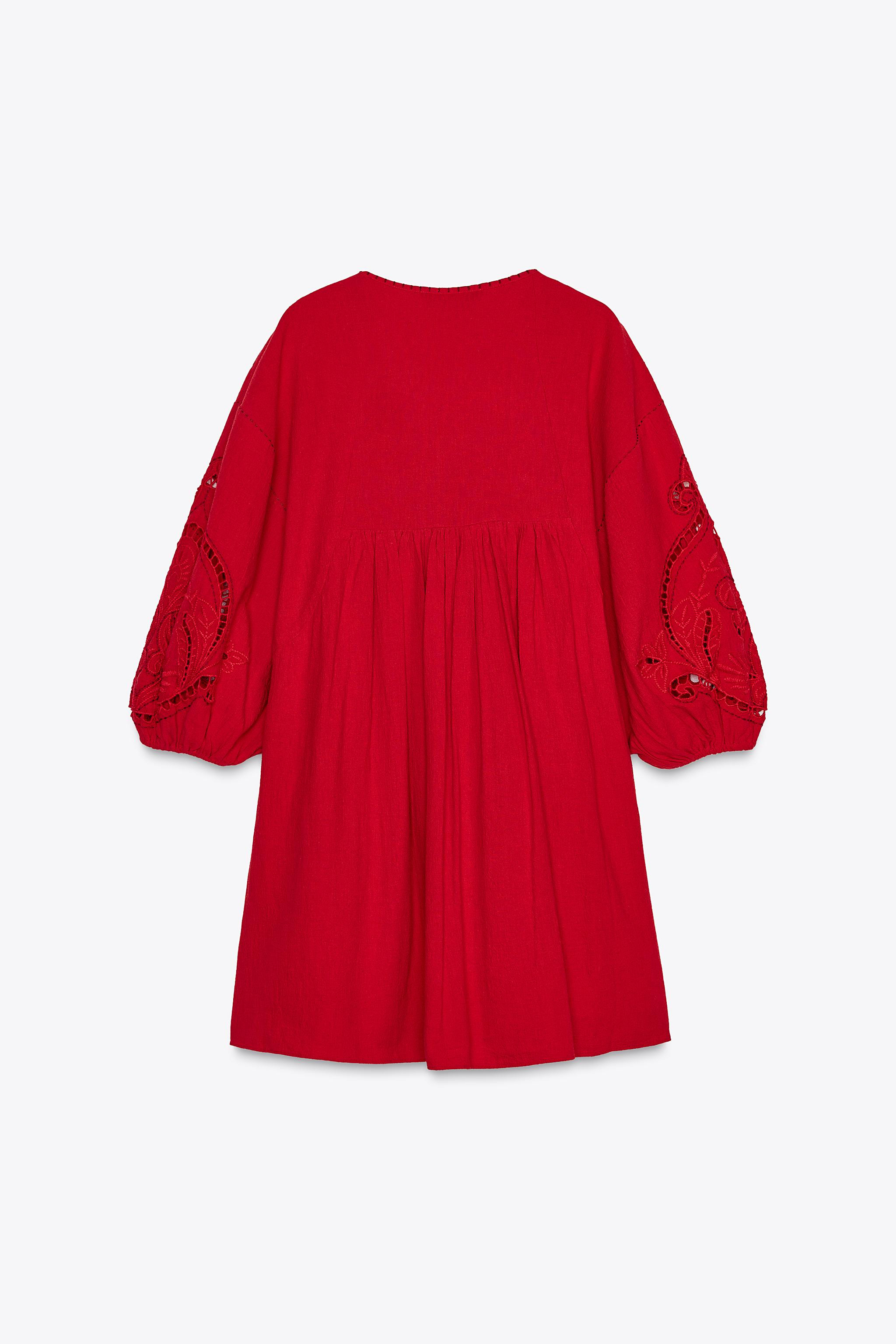 ZW COLLECTION SHORT EMBROIDERED DRESS | Zara US