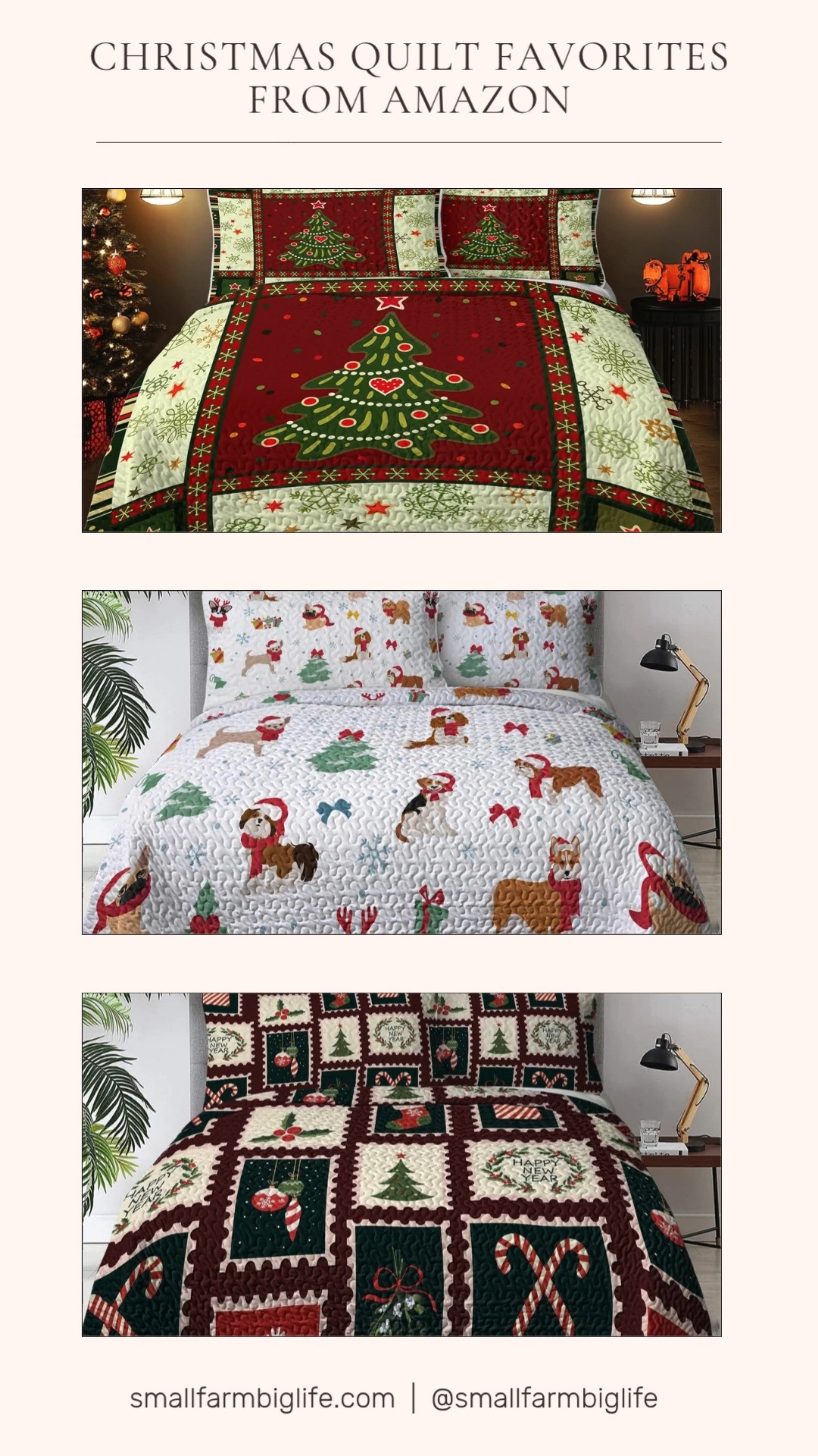 Cozy up your bedroom for the holidays with these Christmas quilt favorites from Amazon! 🎄 Soft bedding, festive blankets, and holiday ready textures make your space warm and inviting all season long. 

 #LTKHoliday #LTKHome #LTKFindsUnder100