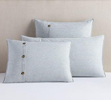 Wheaton Striped Cotton/Linen Sham | Pottery Barn (US)