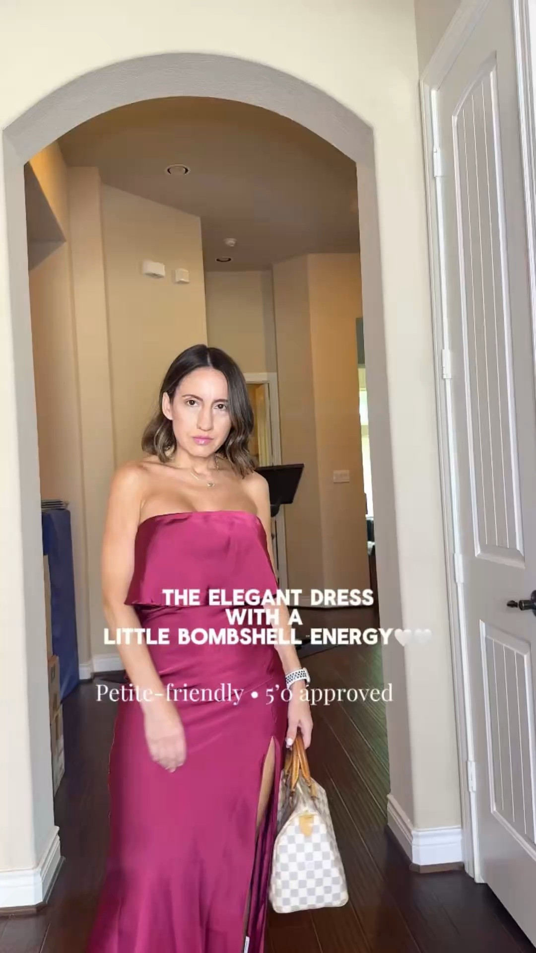 🤍 Petite-friendly holiday dress 🤍

The Strapless Vienna Midi Dress is one of those dresses that can take you from holiday parties to weddings, date nights, and all the dressier events on your calendar. ❤️

And if you’re petite, pay attention to the length: while this is technically a midi dress, on my 5’0 frame it fits much more like a long dress. So if you’re petite and usually struggle with midi dresses hitting at an awkward spot, this one is worth a look.

The strapless neckline keeps it classic and feminine, while the longer length makes it feel especially elevated.

Petite details:
🤍 5’0 / size 2
🤍 Fits more like a long dress on me
🤍 Strapless
🤍 Great for holiday parties, weddings & special occasions

Linked on LTK. ♥️

#LTKSeasonal #LTKWedding #LTKPetite