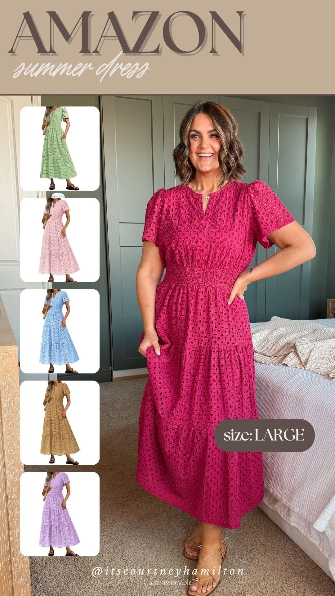Amazon Summer dress is on sale right now for Prime Day!! I am wearing a large! 

Sale alert, watchnow, finds under 50, Courtney Hamilton

#LTKSeasonal #LTKMidsize #LTKSaleAlert