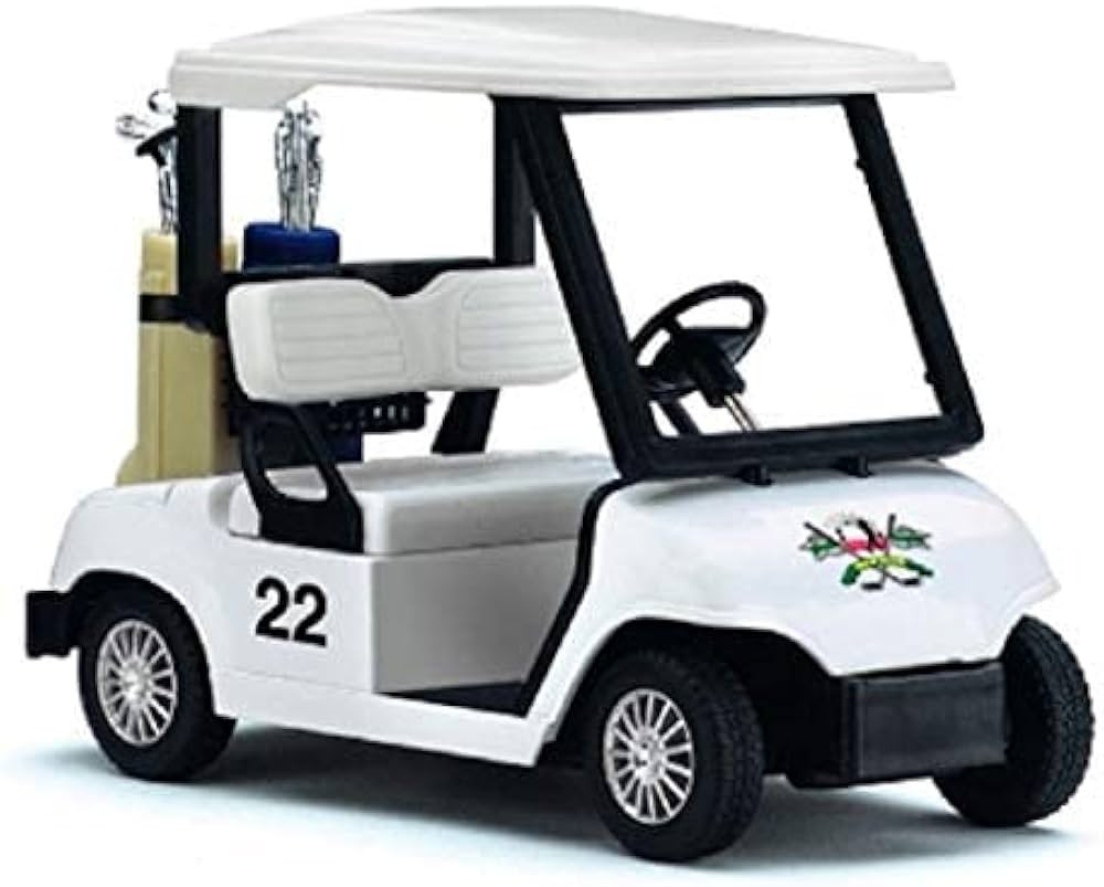 KiNSFUN Golf Cart 4½" Die Cast Metal Model Pullback Action Toy | Amazon (US)