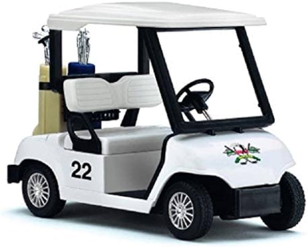 KiNSFUN Golf Cart 4½" Die Cast Metal Model Pullback Action Toy | Amazon (US)