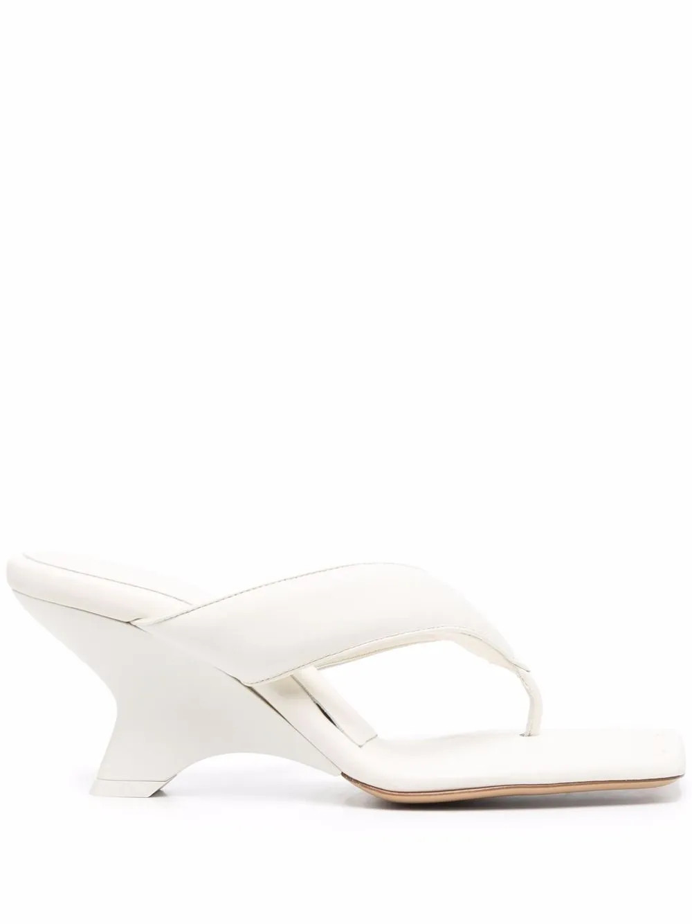 padded leather heeled sandals | Farfetch Global