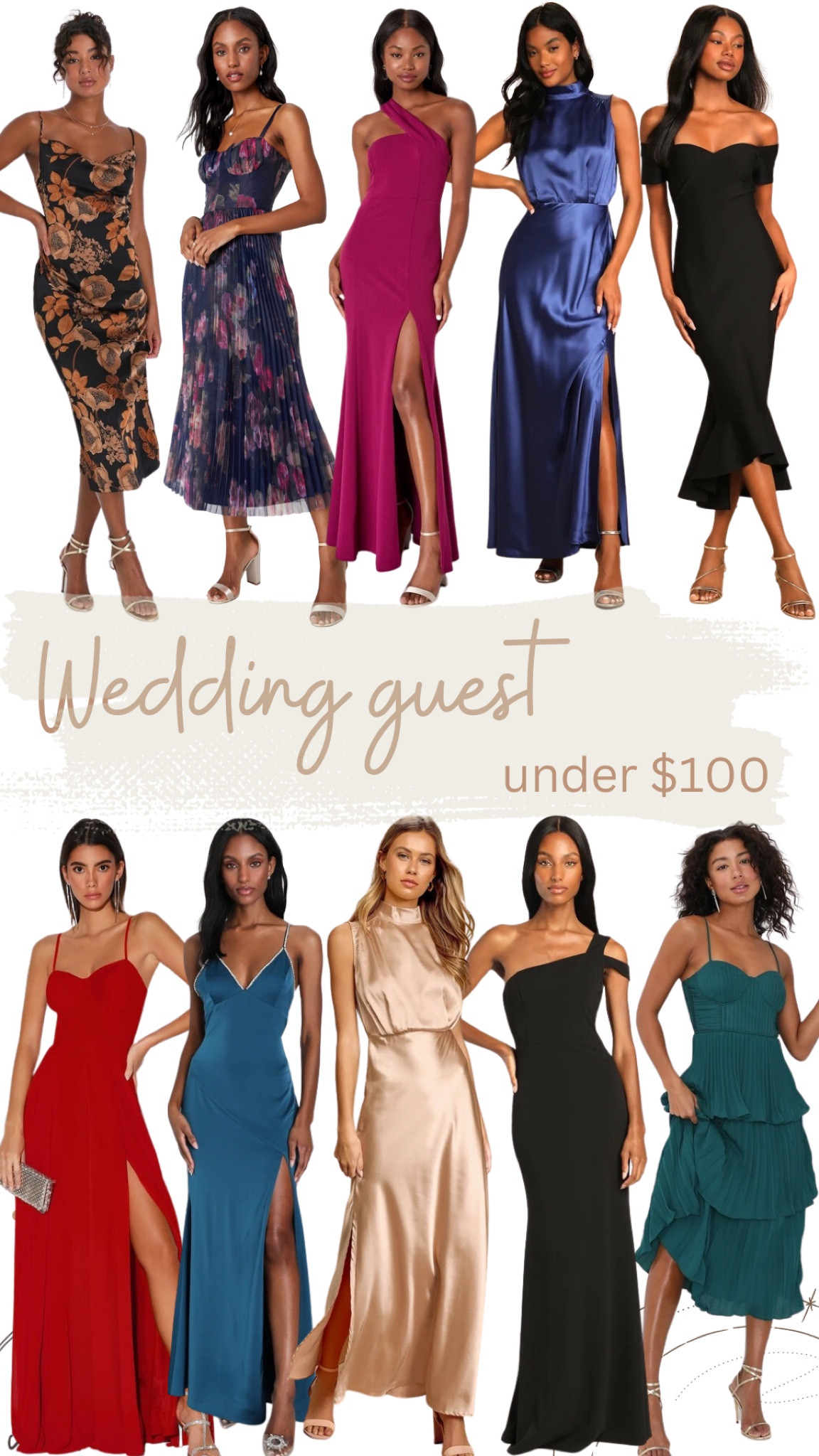 Fall wedding guest dresses 

#lulus #wedding #weddingguest #falloutfit 

#LTKfindsunder100 #LTKstyletip #LTKwedding