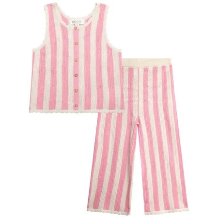 Jessica Simpson Girls Crochet Pant Set Sizes 4-16 | Walmart (US)