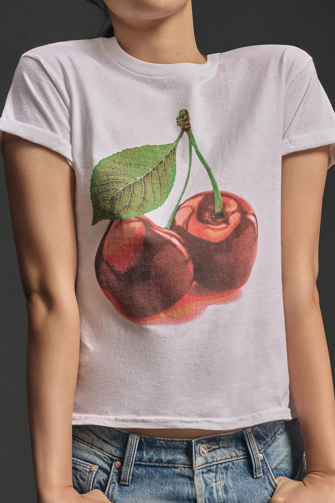 By Anthropologie Cherry Graphic Tee | Anthropologie (US)