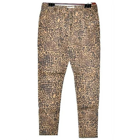 K. Jordan Women s Colored Denim Skinny Pants in Leopard - 18 | Walmart (US)