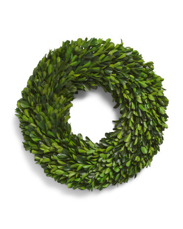 12in Real Preserved Boxwood Wreath | Plants & Planters | Marshalls | Marshalls