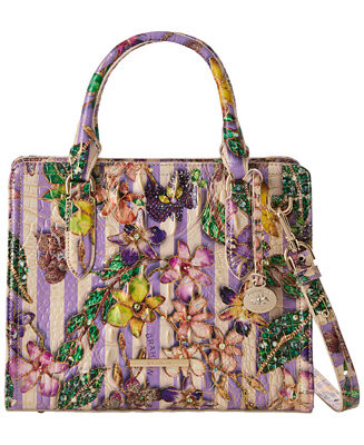 Cami Small Leather Satchel Handbag | Macy's