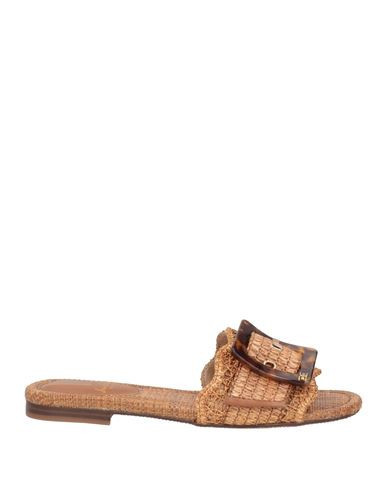 Sam Edelman Woman Sandals Sand Size 9.5 Natural raffia | YOOX (US)
