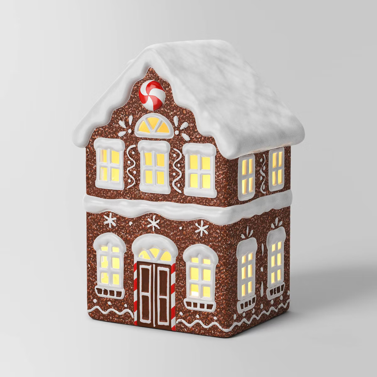Christmas Ceramic Gingerbread House Decor Tall House - Wondershop™ | Target
