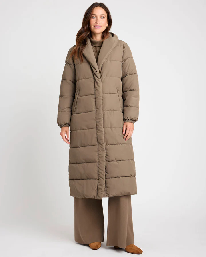 Splendid x @Cellajaneblog Long Puffer Coat | Splendid