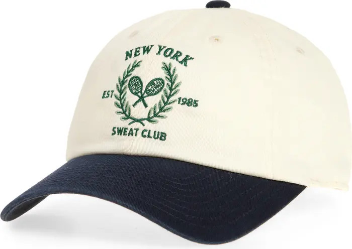 Sweat Club Cotton Baseball Cap | Nordstrom
