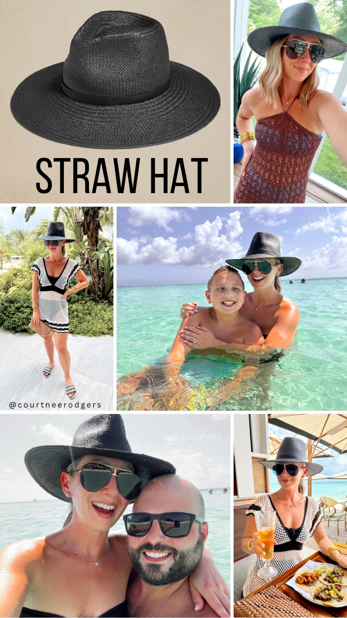 The best black straw hat (I have the white too but it’s currently out of stock)—it held up so great traveling + in the ocean! Looks exactly like a Janessa Leone hat for way less money! I wear size S/M

Hats, straw hats, vacation style, banana republic 

#LTKSaleAlert #LTKFindsUnder100 #LTKTravel