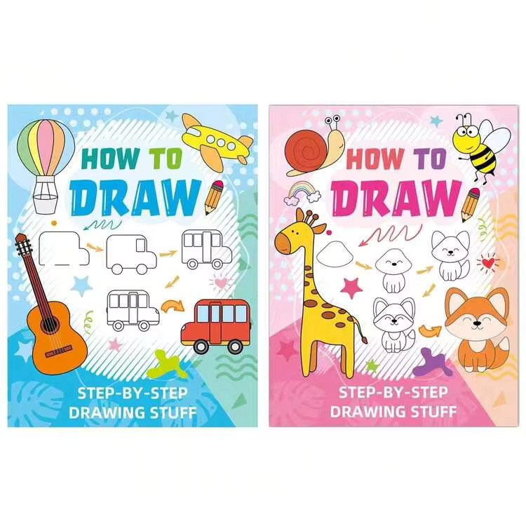 How To Draw: Simple And Easy Step-By-Step Painting! (Step-By-Step Painting Tutorial) 24 Inner Pag... | SHEIN
