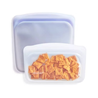 Stasher Premium Silicone Reusable Food Storage Sandwich & Snack Set - 2pk: BPA-Free, Portable, Air Tight Seal | Target