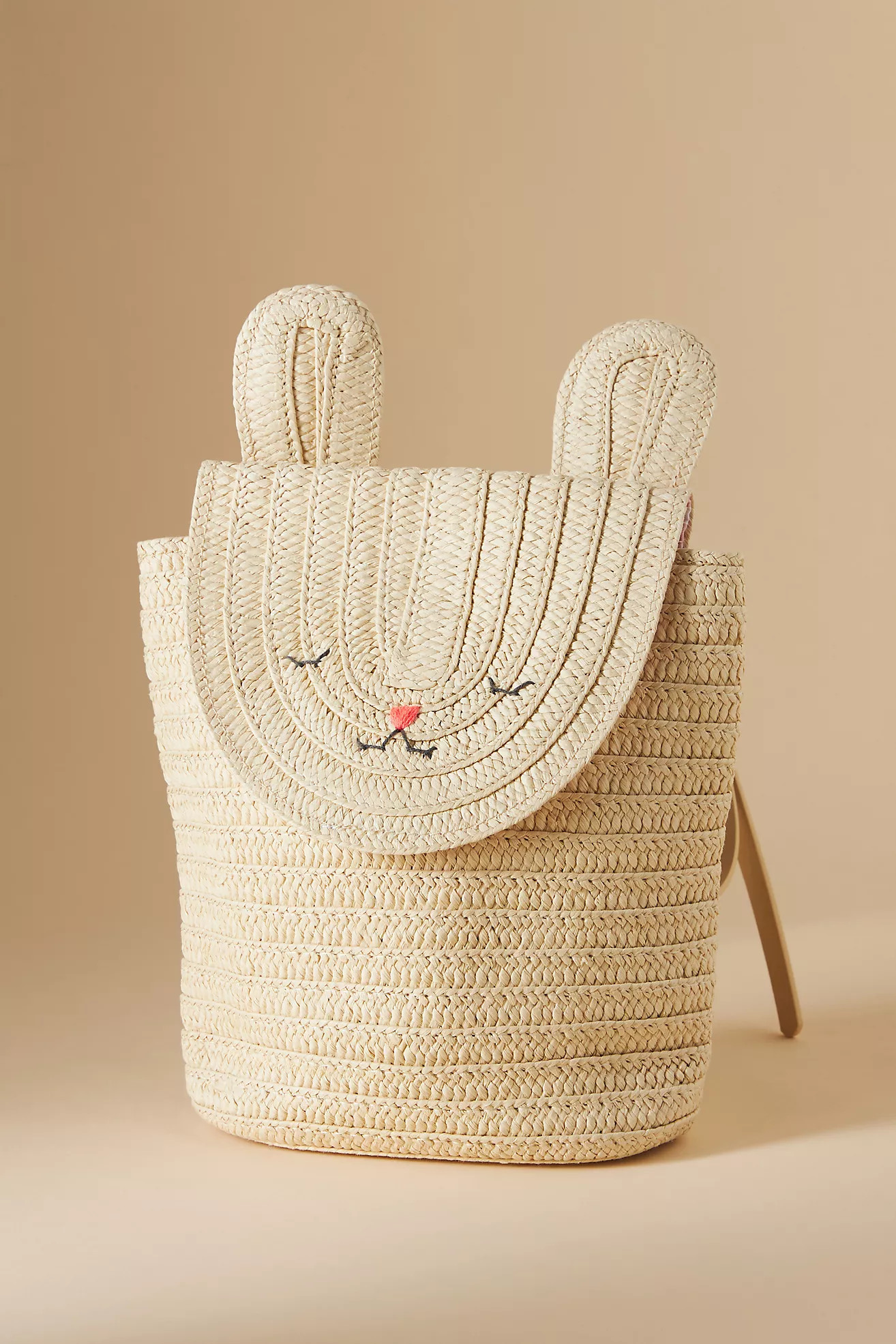 Raffia Bunny Backpack | Anthropologie (US)