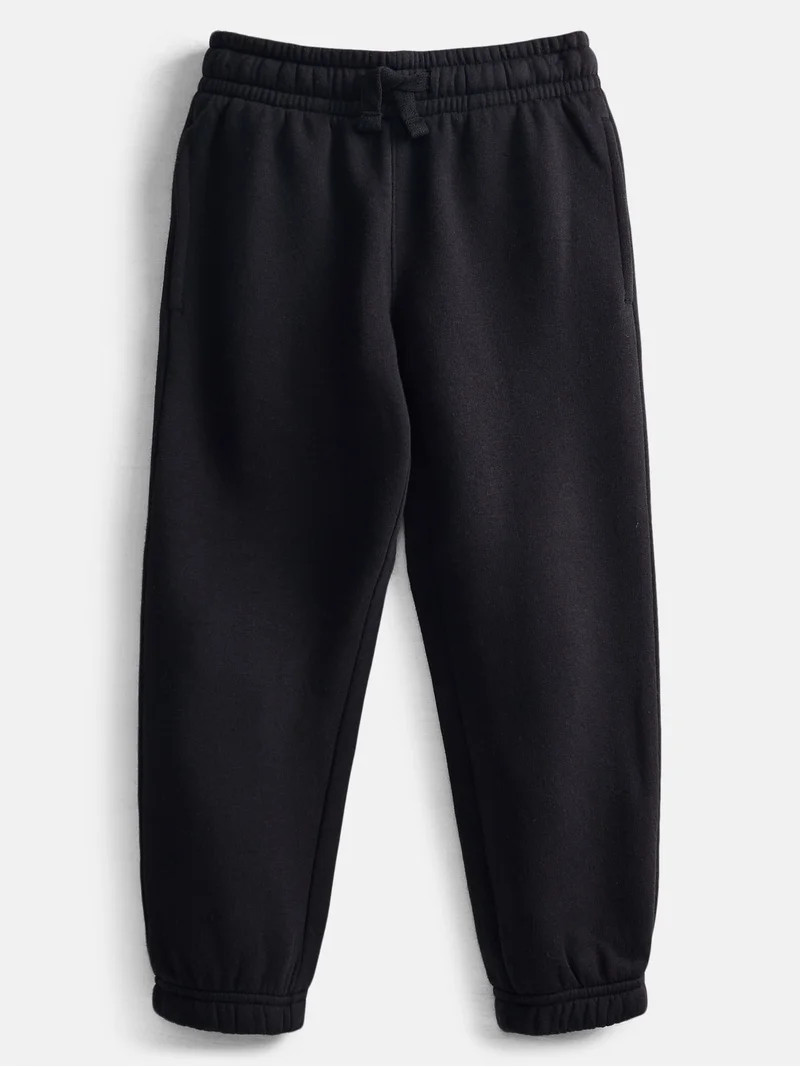 Athletic Works Boys Fleece Jogger Sweatpants, Sizes 4-18 & Husky | Walmart (US)