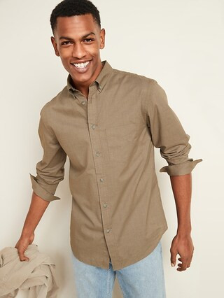 Slim-Fit Poplin Shirt For Men | Old Navy (US)