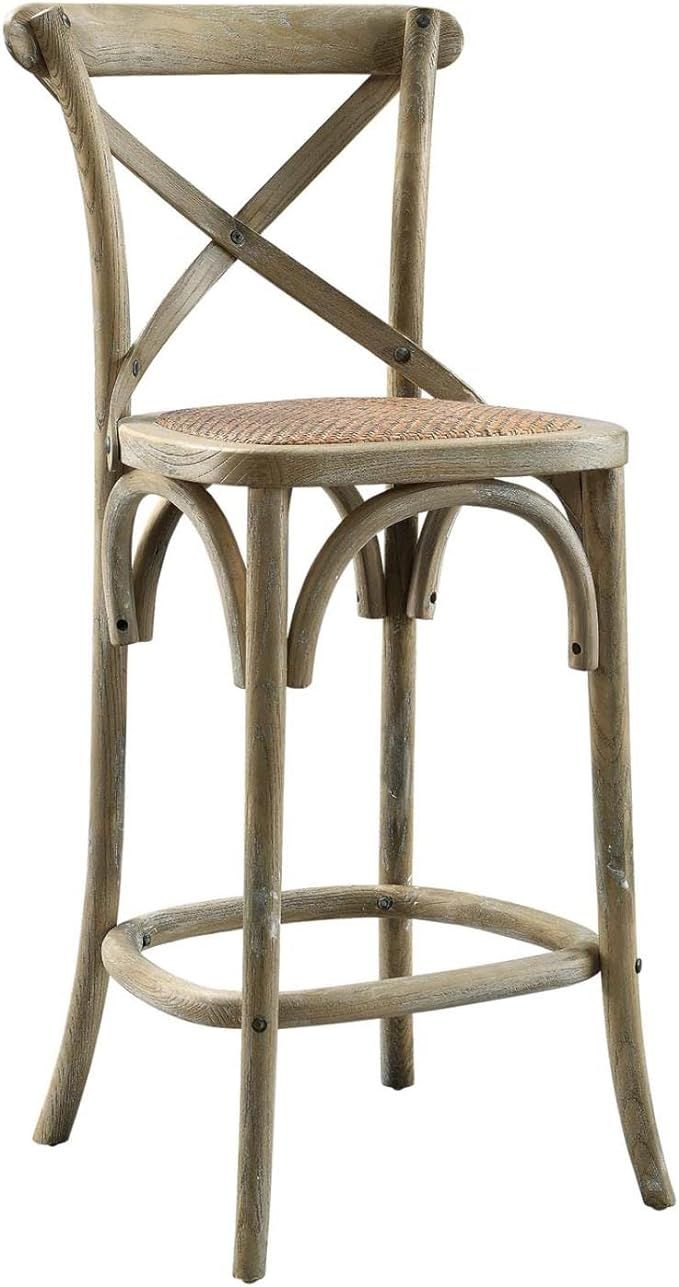 Modway Gear Counter Stool with Gray Finish EEI-5667-GRY | Amazon (US)