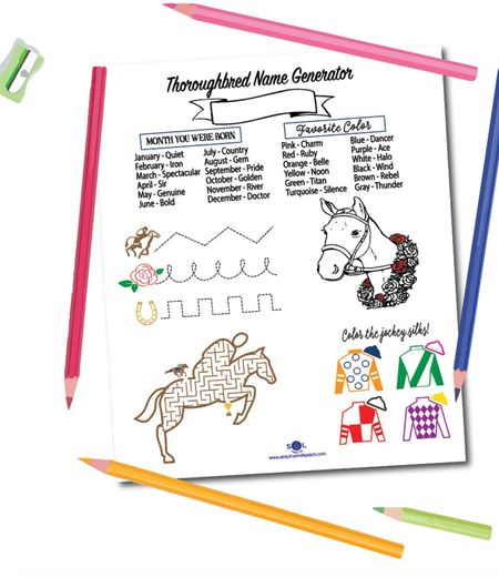 Activity sheet perfect to celebrate the derby!

#LTKfamily #LTKparties #LTKkids