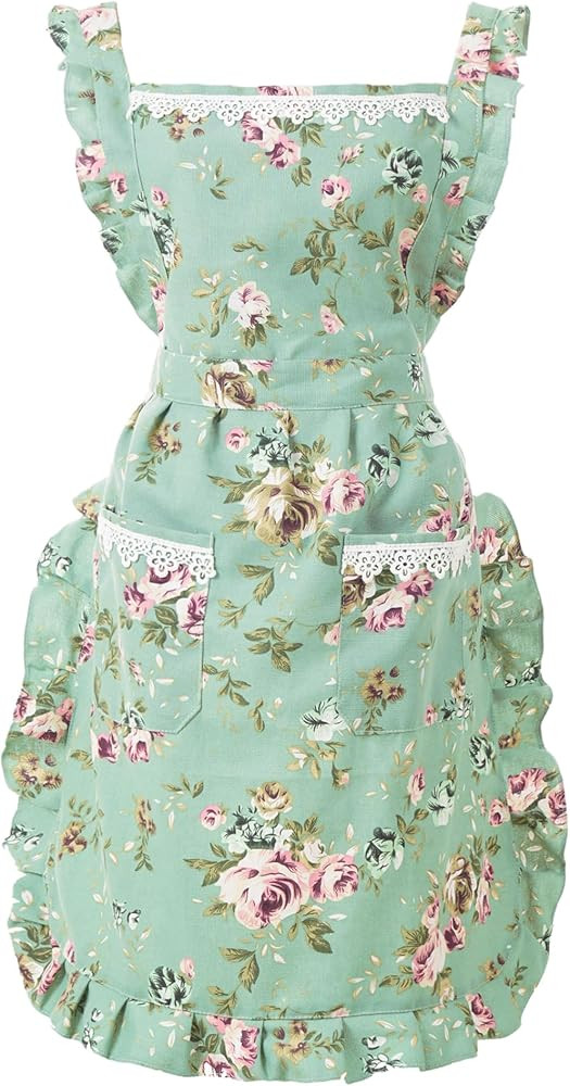 Funny Aprons for Women with Pockets, Kitchen Cooking Grilling Bbq Cute Chef Apron, Mothers Day Bi... | Amazon (US)