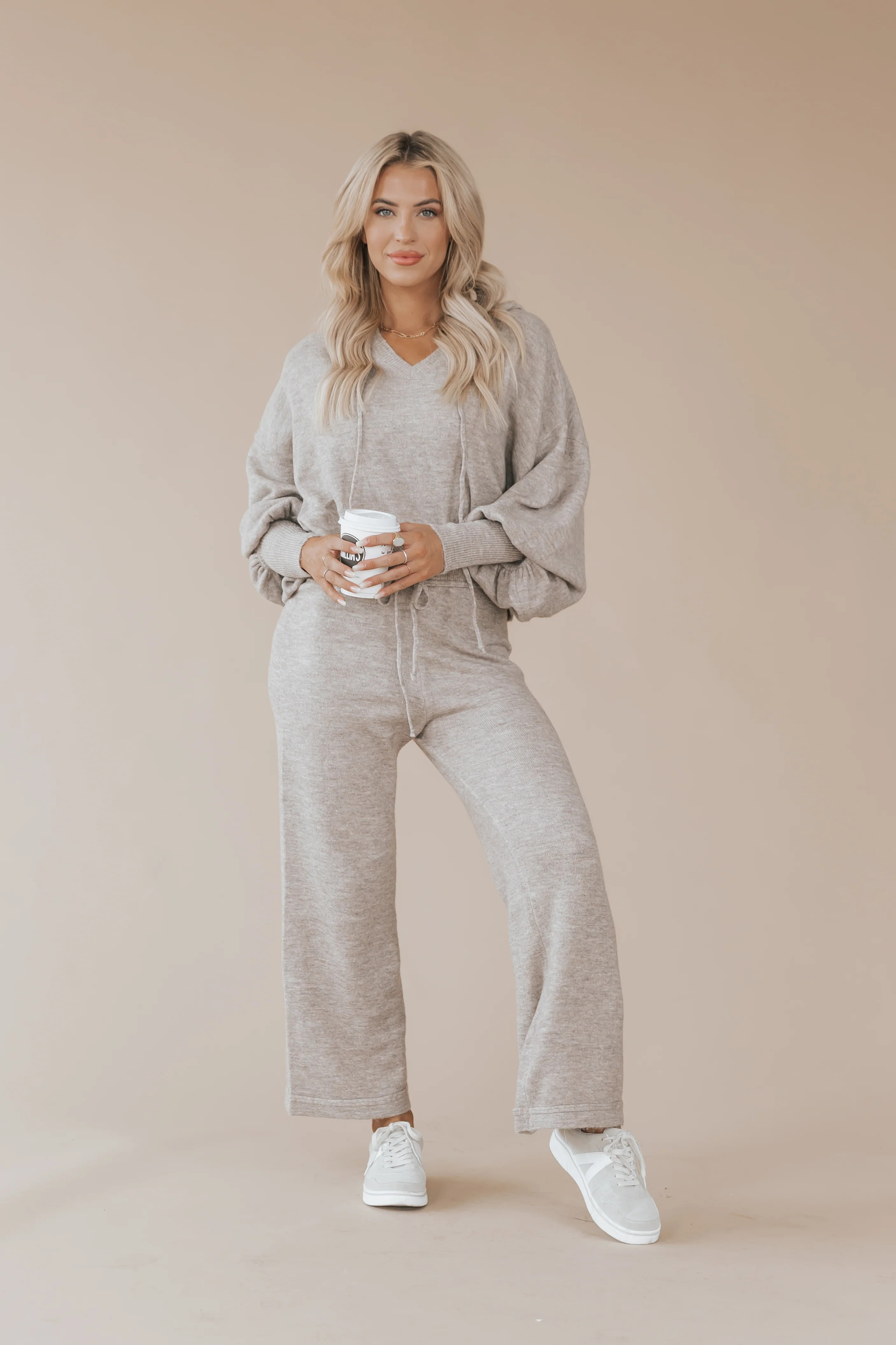 Mocha Two Tone Hooded Pullover Sweater | Magnolia Boutique | Magnolia Boutique