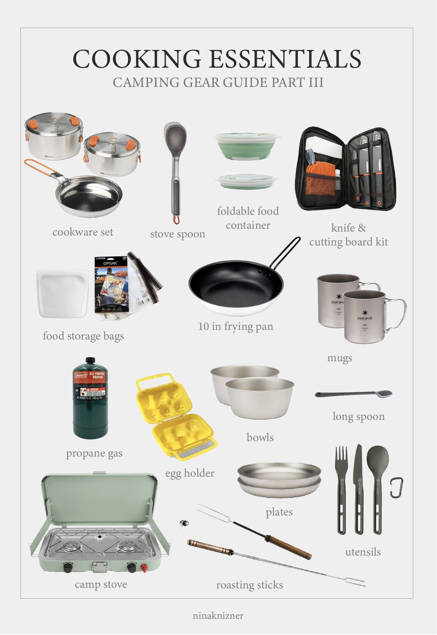 Camping Cooking Essentials Gear Guide 

#camping #hiking #nature #cooking #campkitchen

#LTKActive #LTKSeasonal #LTKTravel