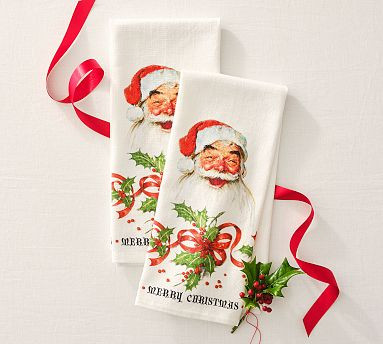 Norman Rockwell Tea Towels - Set of 2 | Pottery Barn (US)