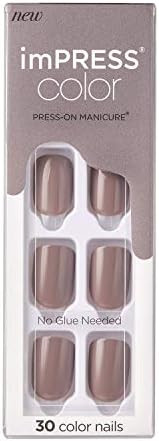 KISS imPRESS Color Press-on Manicure - Taupe Prize | Amazon (US)