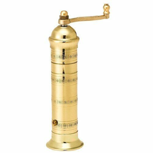 Brass Pepper Mill  #102 7.5"Brass Salt #108 8" grinder (ATLAS)Set of 2  | eBay | eBay US
