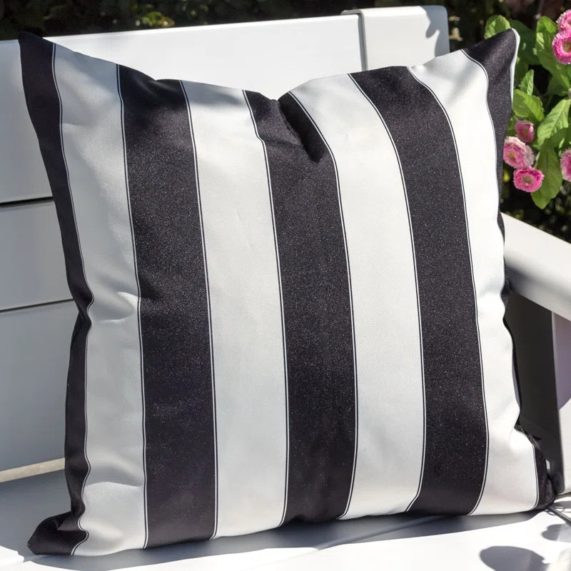 Striped Indoor/Outdoor Throw Pillow | Wayfair North America
