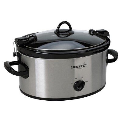 Crock-Pot 6 Qt. Cook & Carry Slow Cooker - Silver SCCPVL600-S | Target