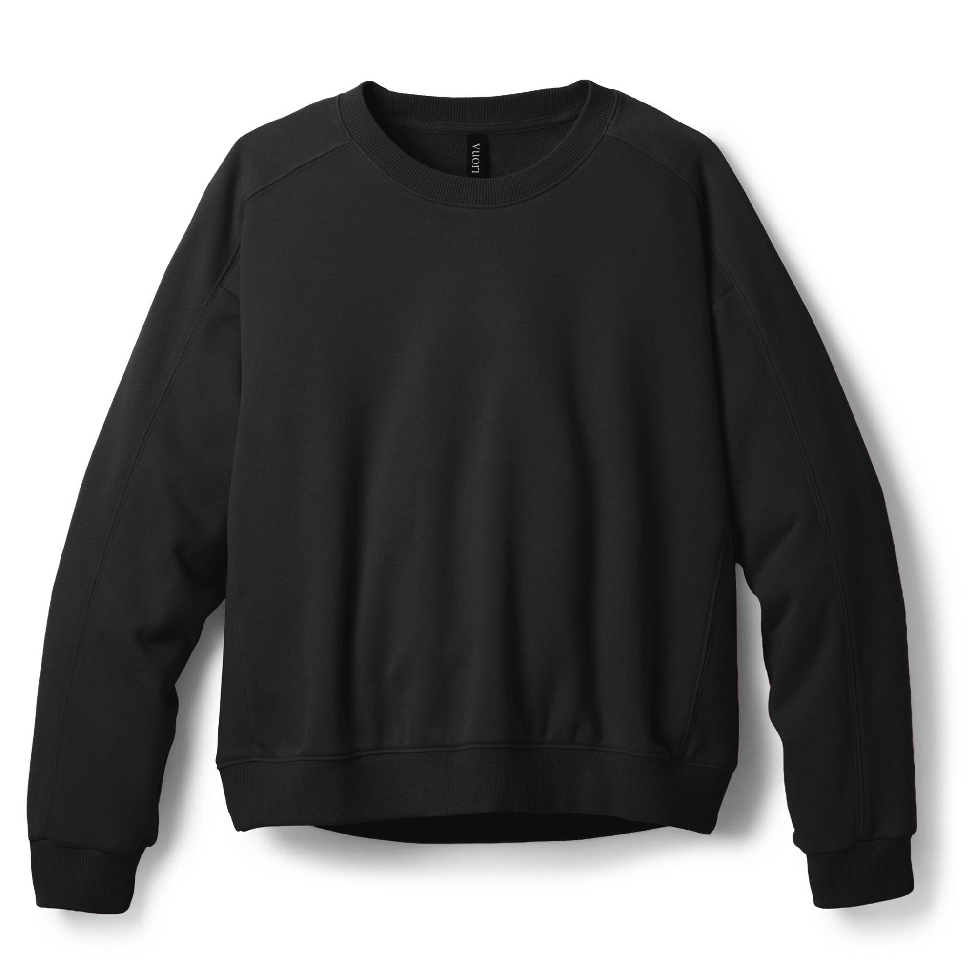Vuori Women's Sedona Seams Crew Sweatshirt Black S | REI