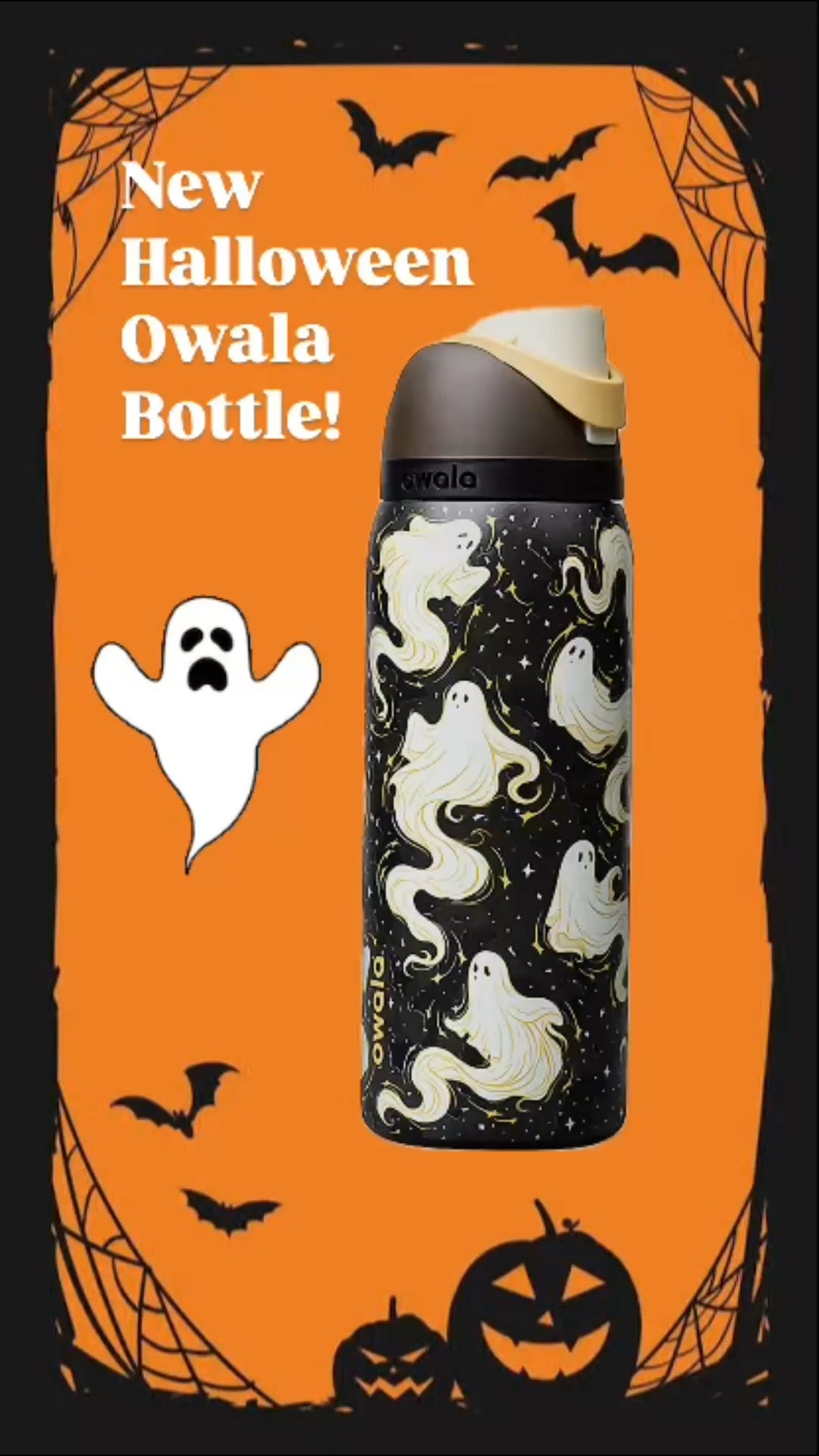 Owala has officially entered Spooky Season with this ghastly new Free Sip with an adorable ghost design!  This 32oz “Round We Ghost” will for sure be a bestseller!

#LTKKids #LTKHome #LTKSeasonal
