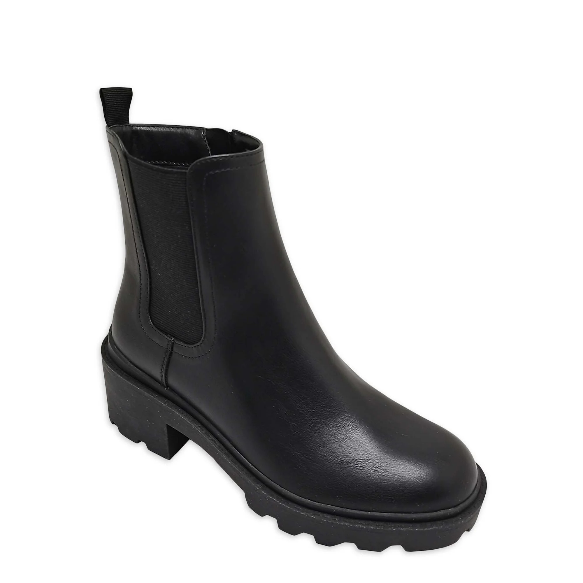 Time and Tru Women's Unit Chelsea Boots | Walmart (US)