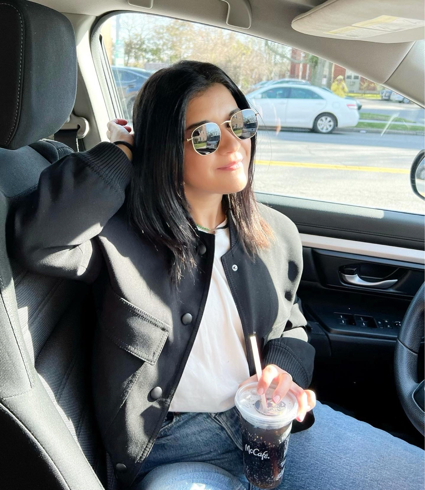 Casual outfit, Bomber jacket styling 

#LTKSeasonal #LTKunder50 #LTKFind