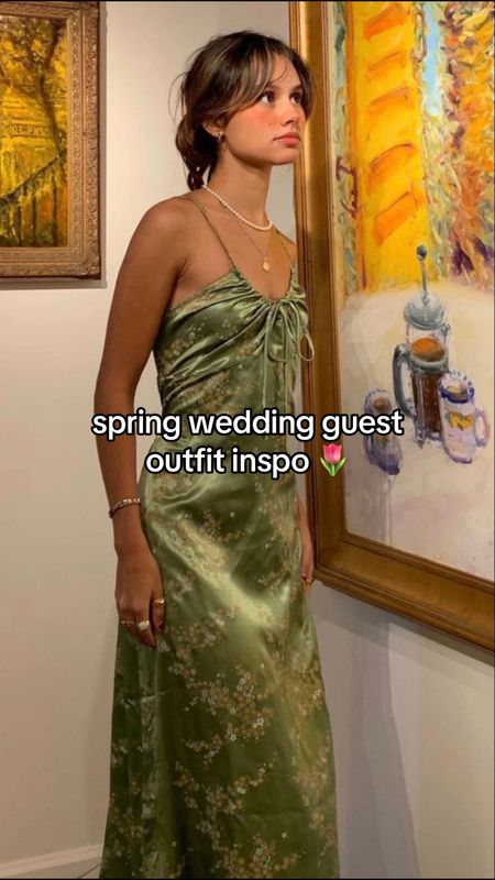 Wedding Guest Dress Spring Floral Silk Outfit Inspo



#LTKSeasonal #LTKstyletip #LTKwedding
