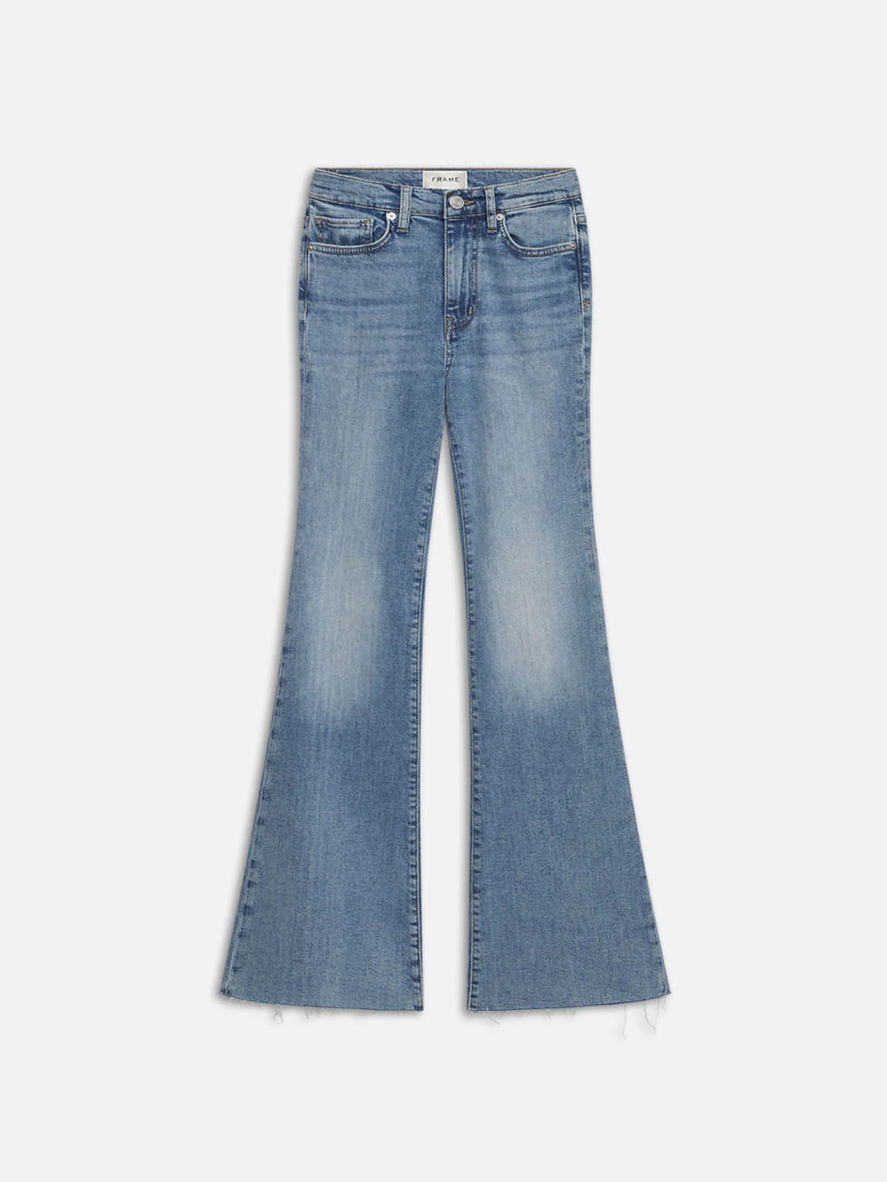 Le Easy Flare Raw Fray  in  Whimsy | Frame Denim
