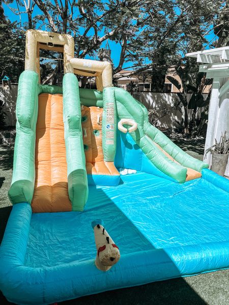 Inflatable water slide park for the kids on hot summer days 💦☀️

#LTKkids #LTKSeasonal #LTKfamily