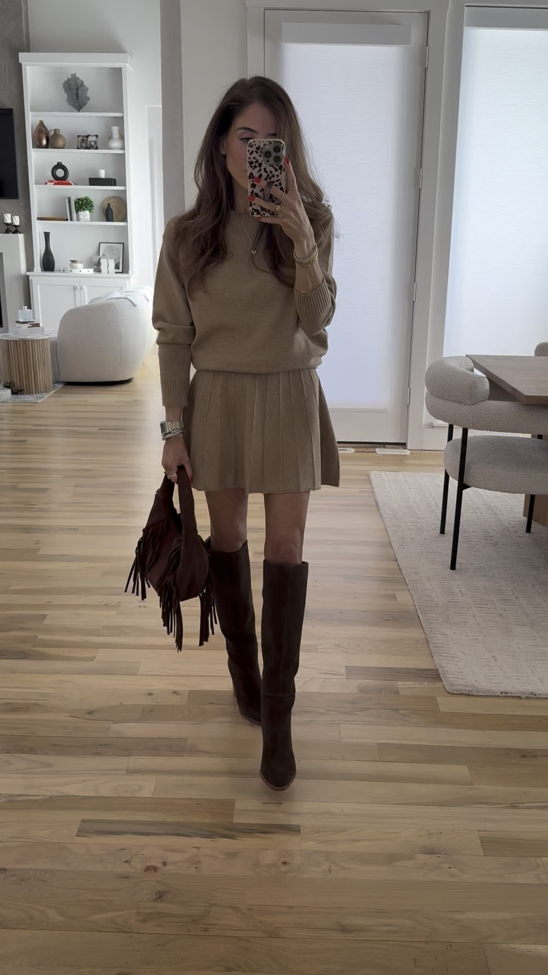 Amazon matching set sweater set boots knee petite friendly target fringe purse 

#LTKootd #LTKValentine #LTKSaleAlert