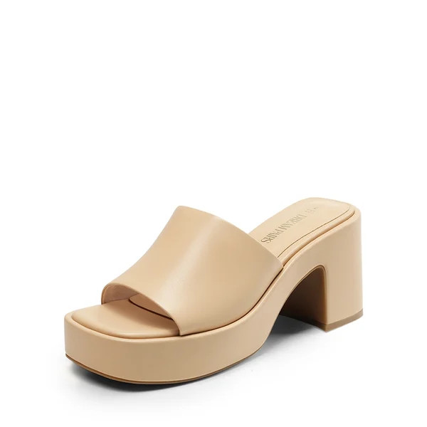 Slip On Chunky Platform Slide Sandals | Dream Pairs