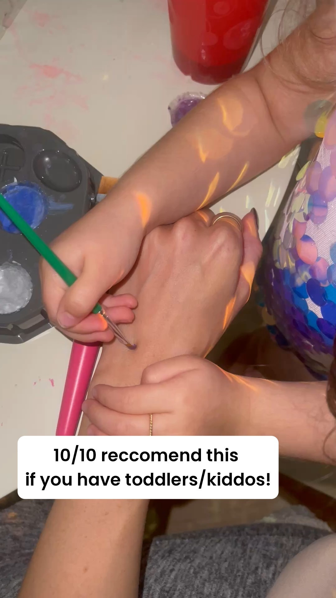 A solid hour of entertainment and something fun you can do with them!

These face painting kits are inexpensive, last a while, and the kids absolutely love it. I’ll paint their faces, and then let them paint something on me, and then it all gets washed off at bath time before bed. 🙌🏼 

It’s all water based so staining hasn’t been an issue 👍🏼

#LTKFamily #LTKKids #LTKHalloween