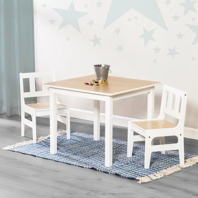 Honey-Can-Do Kids Table and Chairs Set, Brown | Ashley Homestore